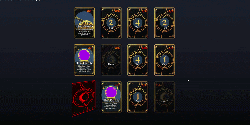 The card unlock screen after finishing an ascension.