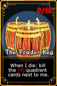 The Barrel card, new card art.