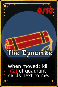 The Dynamite card, new card art.